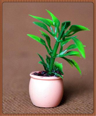 China model potted plant-doll house decration,decoration follower,artificial pot,G scale potted for sale
