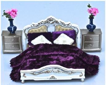 China European style bed-1:25scale model bed ,model furnitures, architectural model materials for sale