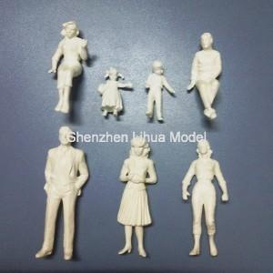 China figuras do branco do 1:25---escale figuras, povos modelo arquitetónicos, povos da escala, povos do calibre de G à venda