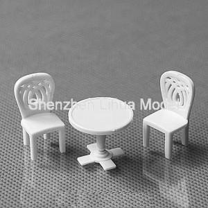 China tabela e cadeiras da escala---mobílias modelo, materiais modelo, HO cadeiras do modelo, acessórios modelo à venda