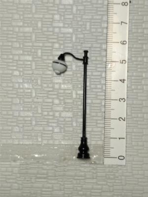 China 1:87metal lamppost----steel light post,scale 1:150 yard lamps,metal light,model lamppost,model lights,metal yard lights for sale