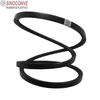 China Polyester Cord Reinforced Standard Vee Belt for Industrial Transmission Performance for sale