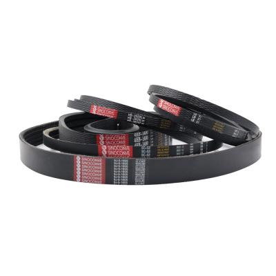 China Industrial Machine Polyester Cord Reinforced Rubber V Belt with ISO9001 Certification for sale