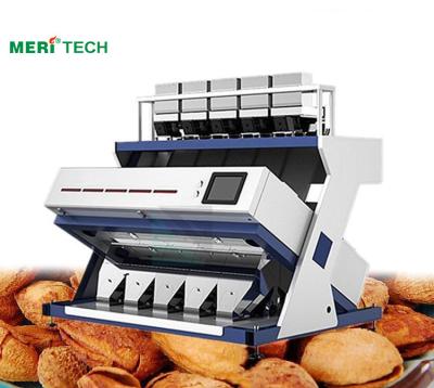 China Multifunctional Nuts Color Sorter , 2kw Almond Sorting Machine for sale