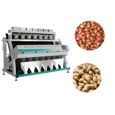 China 99 accuracy Nuts Color Sorter , 220v Peanut Sorting Machine CCD sensor for sale