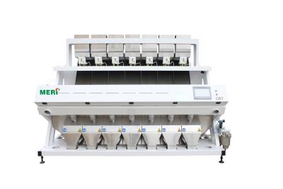 China 7 Passageway 448 Channel High Accuracy Rice Color Sorter for sale