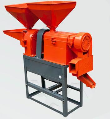 China Electric Rice Mill Machine Combined With Disc Mill Crusher for sale