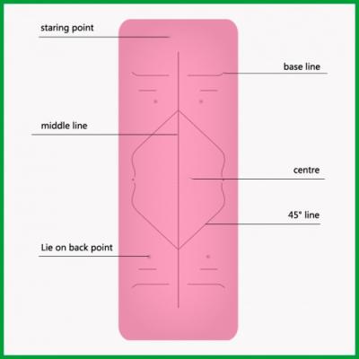 China Eco Friendly Recyclable Fit Mat Anti Slip PU  Natural rubber yoga mat Yoga Mat for sale