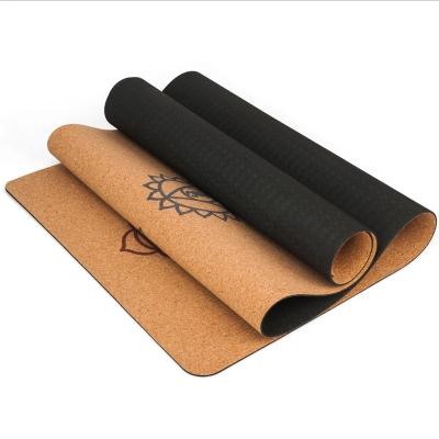 China Cork Yoga Mat , Eco-friendly material, Non-Slip Yoga mat, Natural wood color. for sale