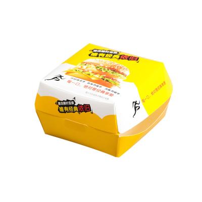 China Custom Printed Paper Hamburger Boxes Packaging Wholesale Manufacturer for sale