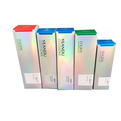 China Holographic Paper Luxury Perfume Packaging Boxes With Logo Printing factory for sale
