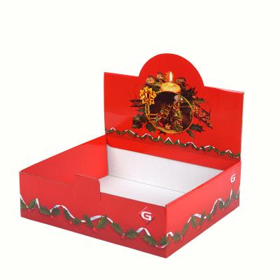 China Cheap Folded Products Display E-Flute Corrugated Cardboard Box Printing for sale