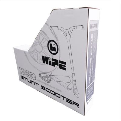China Custom Printed Strong Corrugated Paper Scooter Packaging Boxes manufacturer for sale