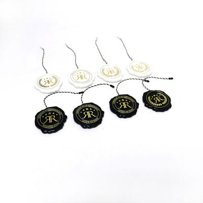 China Wine Bottle Hang Tag Size Plastic Swing Tags Template Jewelry Hang Tags String Suppliers for sale