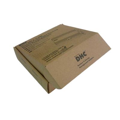 China Custom E-Flute Kraft Corrugated Paper Mailers Shipping Boxes With Artwork Printing for sale