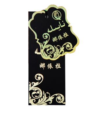 중국 Carboard 디자인 당신의 자신의 의류 상표 상표 전시 창조적인 모양 판매용