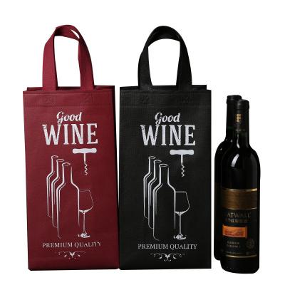 China Gift Non Woven Polypropylene Bags , Custom Non Woven Bags Tall Bottle for sale