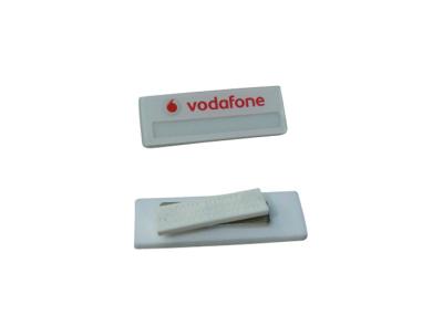 China Business Reusable Name Badges Plastic Acrylic Material Staff Badge Holders for sale
