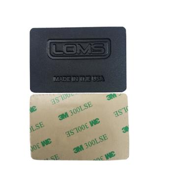 China Identifiable Leather Garment Tags , Leather Jeans Patch Self Adhesive Tape Finishing for sale