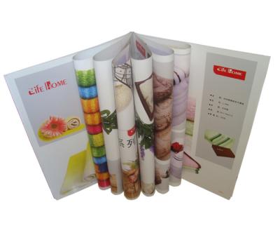 China Stapled Brochure Booklet Printing Hard Cover Flexi Bound Binding Vivid Image for sale