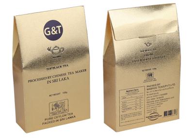 China Fabricante de cajas de cartón de caja de papel de embalaje de té ecológico personalizado en venta