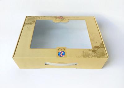 China Único encarregado do envio da correspondência branco da caixa de janela do cartão ondulado da parede com impressão do projeto à venda