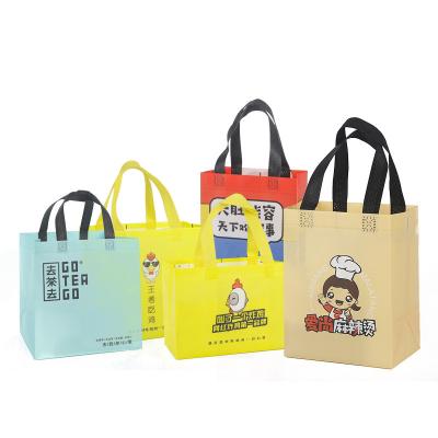 China Die Cutting Non Woven Packaging Bag , Promotional Shopping Bag Heat Seal for sale