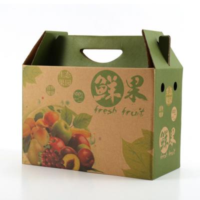 China Brown Strong Single Wall Corrugated Box Fruits Packaging With Artwork Printing for sale