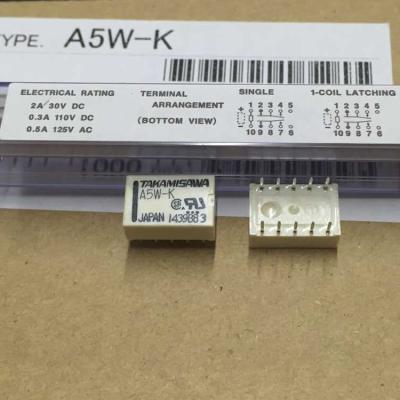 China Low Signal Relays PCB Mini Signal 5VDC A-5W-K for sale