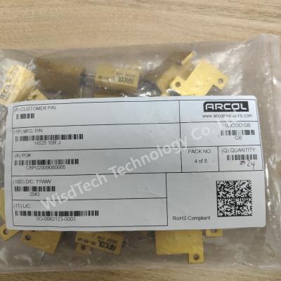 China HS25 10R J Resistores de enrolamento por fio - Chassis Mount 25W 10 OHM 5% chips de resistência à venda