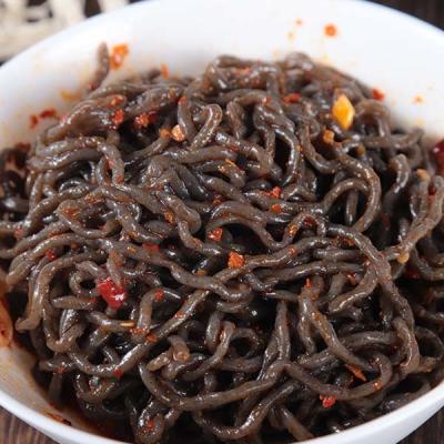 China Vegano bajo Jelly Noodles Pasta Jumbo Konjac de las calorías Shirataki de las pastas Konjac de los tallarines de Seasame en venta