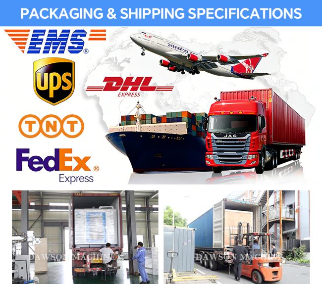 Packaging and shipping specifications