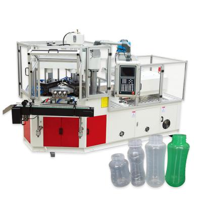 China Máquina de biberón de plástico para hacer biberones, máquina de moldeo por inyección y soplado en venta