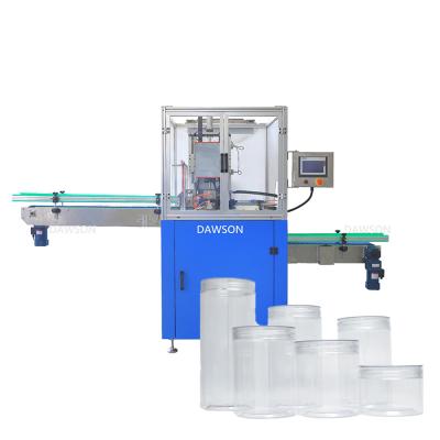 China Full Automatic PET Plastic Trimming Cutter Machine Bottle Jar Mouth Neck for sale