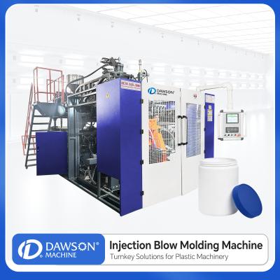 China High Productivity HDPE Wide Mouth Straight-Sided Canister Making Machine met 5 matraskoppen for sale