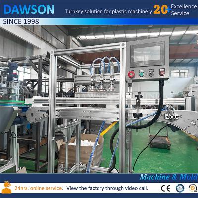 China High Productivity HDPE Wide Mouth Straight-Sided Canister Making Machine with 5 Die Heads for sale