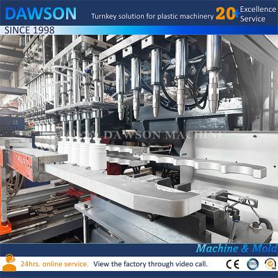 China High Productivity HDPE Wide Mouth Straight-Sided Canister Making Machine with 5 Die Heads for sale