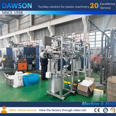 China HDPE Food Grade Wide Mouth Jars and Containers Blow Molding Machines for Single Station 5-Head Blow Molder for sale