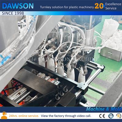 China Versatile Wide Mouth HDPE Canister Blow Molder Extrusion Blow Molding Machines for Household Chemicals for sale