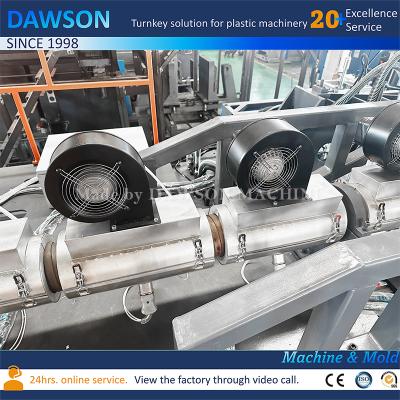 China Versatile Wide Mouth HDPE Canister Blow Molder Extrusion Blow Molding Machines for Household Chemicals for sale