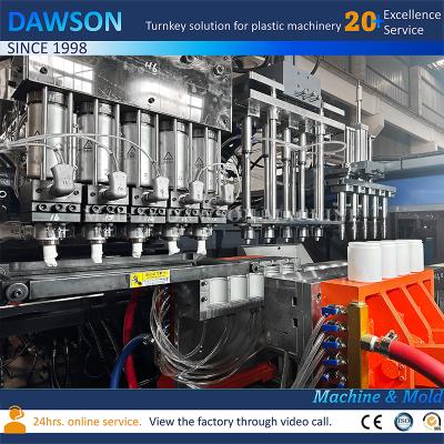 China Versatile Wide Mouth HDPE Canister Blow Molder Extrusion Blow Molding Machines for Household Chemicals for sale