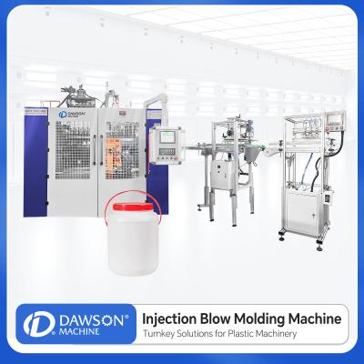 China Efficiënte HDPE-blaasvormmachine met brede opening voor verpakking van chemicaliën en dagelijks gebruik for sale
