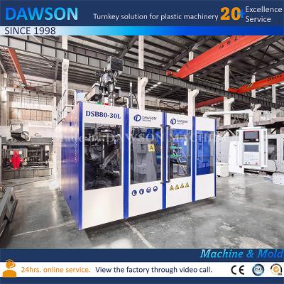 China Máquina de fabricación de contenedores de plástico DSB80-30L Extrusión Máquinas de moldeo por soplado para jericanas de HDPE de 10L 20L 30L en venta