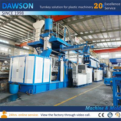 China 1000L Extrusionsblasformmaschine mit Akkumulatorkopf für die Produktion von IBC-Tanken mit hoher Produktivität zu verkaufen