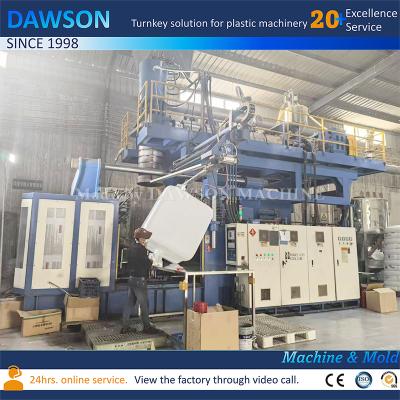 China Máquina de Moldagem por Sopro IBC Refurbished de 1000L com Design de Cabeça Acumuladora e Sistema de Servo Motor para Produção de Tambores Plásticos à venda