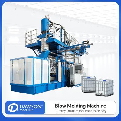 China Máquina de Moldagem por Sopro IBC Refurbished de 1000L com Design de Cabeça Acumuladora e Sistema de Servo Motor para Produção de Tambores Plásticos à venda