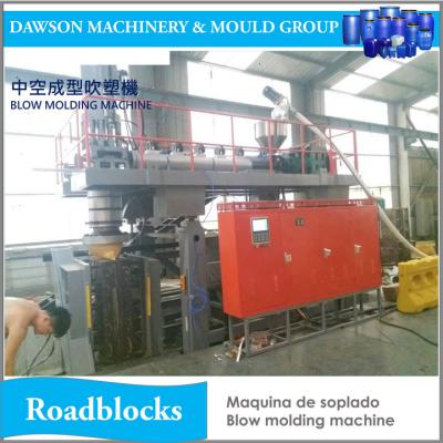 China Servo Motor Accumulation Type Roadblock Plastic Blow Molding Machine for sale
