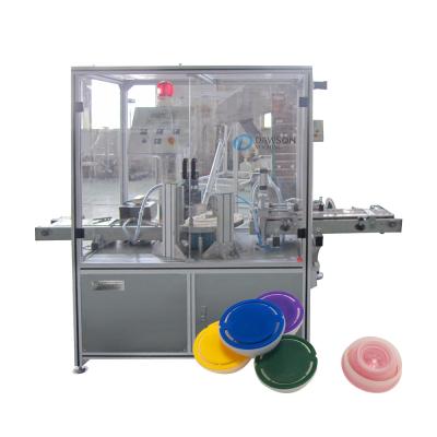 Chine Machine d'insertion de revêtement d'anneau de capuchon en plastique pp Machine d'assemblage de capuchons 2 en 1 avec 4 têtes à vendre
