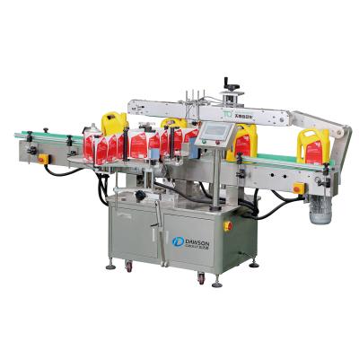 China Full Automatic Plastic bottle Square and Round Sticker Labeling machine for Double side and Round for sale