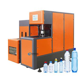 China 4 Cavities Pet Blow Molding Machine Plastic Can Jar Bottles Semi Automatic for sale